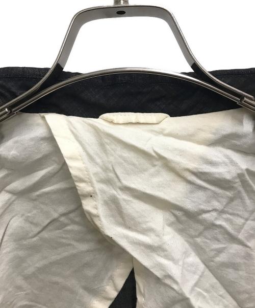 Maison MIHARA YASUHIRO（メゾン ミハラ ヤスヒロ）Maison MIHARA YASUHIRO (メゾン ミハラ ヤスヒロ) シアーレイヤード2Bジャケット ブラック サイズ:36の古着・服飾アイテム