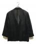 Maison MIHARA YASUHIRO (メゾン ミハラ ヤスヒロ) シアーレイヤード2Bジャケット ブラック サイズ:36：18000円