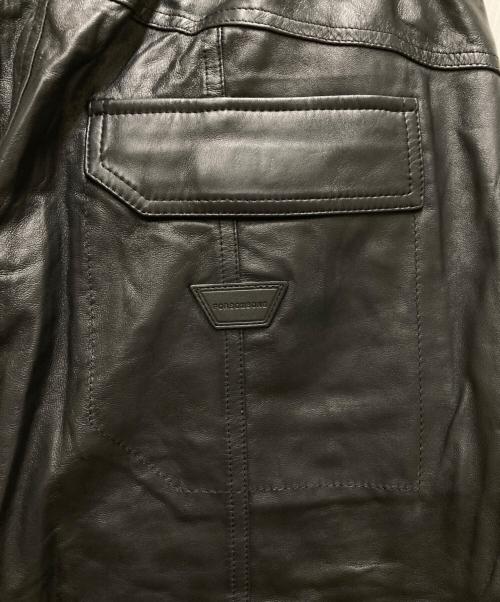 FORSOMEONE（フォーサムワン）FORSOMEONE (フォーサムワン) TACTICS SHORTS LEATHER ブラック サイズ:48の古着・服飾アイテム