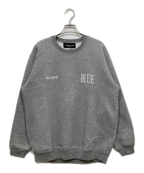 THE HOTEL LOBBY ARCHIVES（ホテルロビーアーカイヴス）THE HOTEL LOBBY ARCHIVES (ホテルロビーアーカイヴス) プリントスウェット グレー サイズ:Lの古着・服飾アイテム