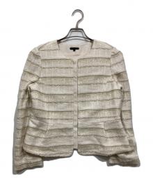 TO BE CHIC（トゥービーシック）の古着「ツイードジャケット」｜ベージュ