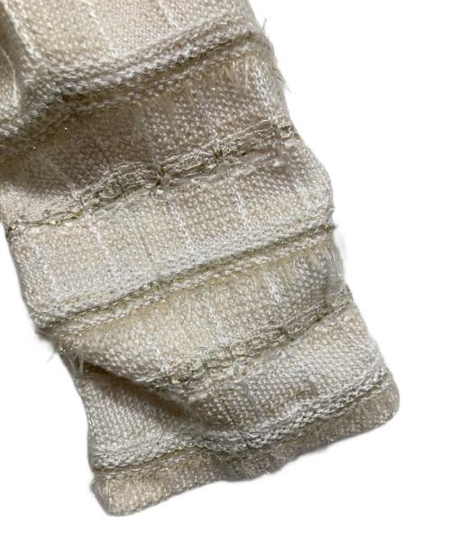 TO BE CHIC（トゥービーシック）TO BE CHIC (トゥービーシック) ツイードジャケット ベージュ サイズ:42の古着・服飾アイテム