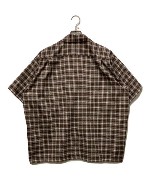 DAIWA PIER39（ダイワ ピア39）DAIWA PIER39 (ダイワ ピア39) Tech Regular Collar Shirts S/S ブラウン サイズ:Sの古着・服飾アイテム