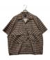 DAIWA PIER39（ダイワ ピア39）の古着「Tech Regular Collar Shirts S/S」｜ブラウン