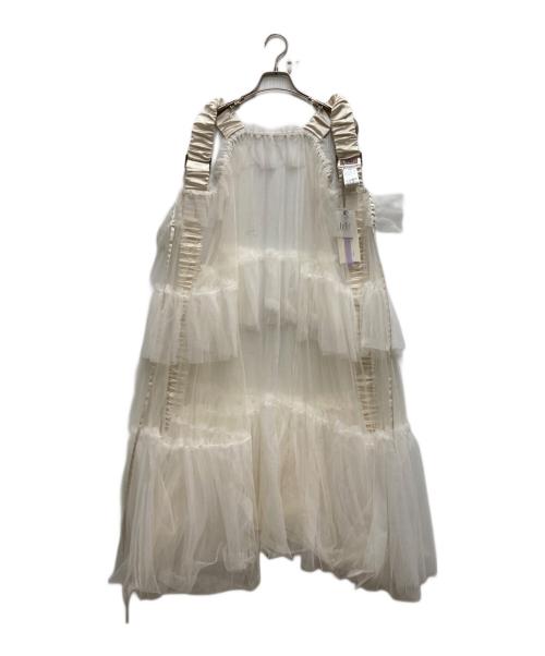 J1U（ジユウ）J1U (ジユウ) チュールジレ ベージュ サイズ:FREEの古着・服飾アイテム