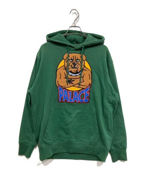 PALACE（パレス）PALACE (パレス) BULLDOG HOOD グリーン サイズ:Mの古着・服飾アイテム