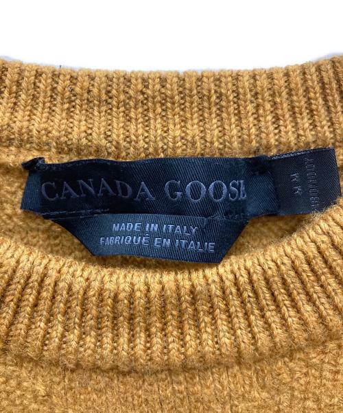 CANADA GOOSE（カナダグース）CANADA GOOSE (カナダグース) PATERSON SWEATER イエロー サイズ:Ⅿの古着・服飾アイテム