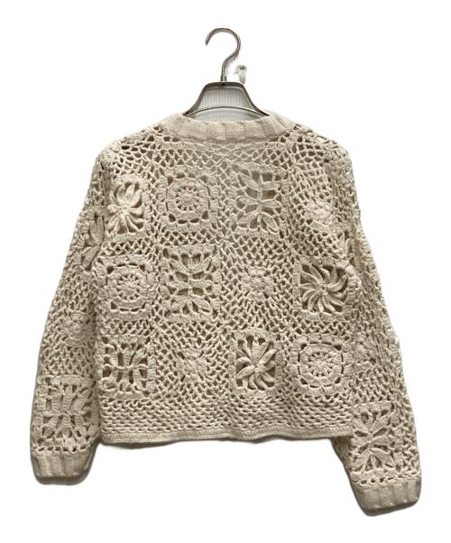 RHC Ron Herman（アールエイチシー ロンハーマン）RHC Ron Herman (アールエイチシー ロンハーマン) random crochet cardigan ホワイト サイズ:不明の古着・服飾アイテム