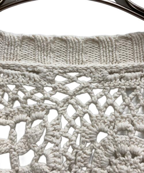 RHC Ron Herman（アールエイチシー ロンハーマン）RHC Ron Herman (アールエイチシー ロンハーマン) random crochet cardigan ホワイト サイズ:不明の古着・服飾アイテム