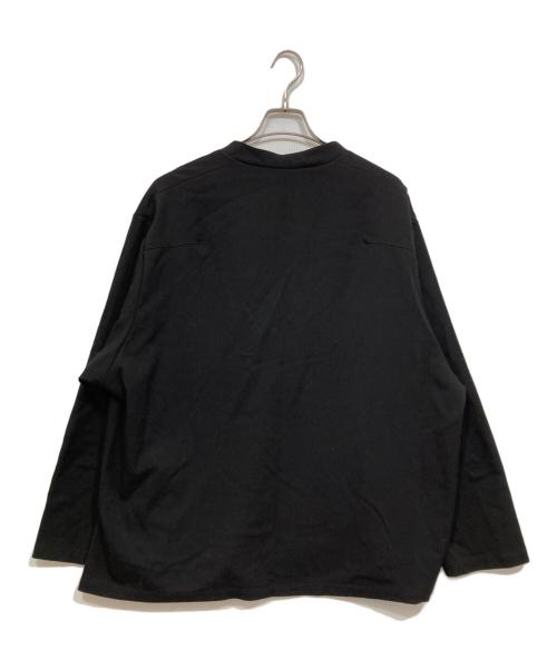 Knuth Marf（クヌースマーフ）Knuth Marf (クヌースマーフ) label keyneck tops ブラック サイズ:sの古着・服飾アイテム