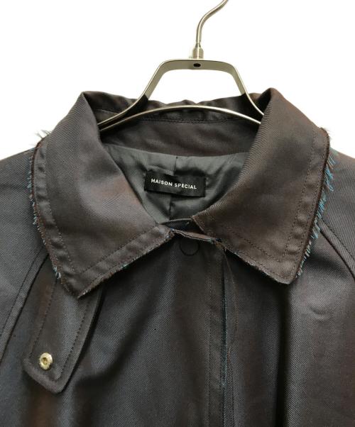 MAISON SPECIAL（メゾンスペシャル）MAISON SPECIAL (メゾンスペシャル) MAISON SPECIAL ベルスリーブカットオフコート ブルー サイズ:FREEの古着・服飾アイテム