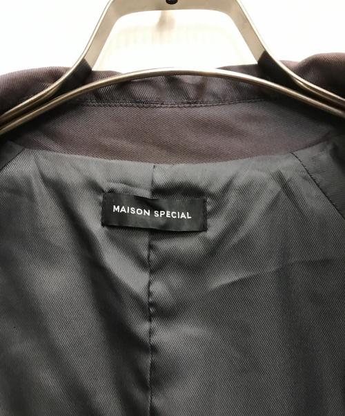 MAISON SPECIAL（メゾンスペシャル）MAISON SPECIAL (メゾンスペシャル) MAISON SPECIAL ベルスリーブカットオフコート ブルー サイズ:FREEの古着・服飾アイテム