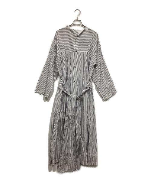 Harikae（ハリカエ）Harikae (ハリカエ) 長袖ワンピース ホワイト サイズ:sの古着・服飾アイテム