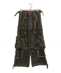 中古・古着通販】VALABASAS (バラバサス) マルチポケットデニムカーゴ