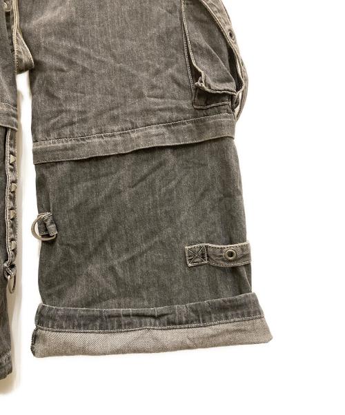 TRIPP NYC（トリップニューヨークシティー）TRIPP NYC (トリップニューヨークシティー) ボンテージデニムカーゴパンツ ブラック サイズ:XSの古着・服飾アイテム