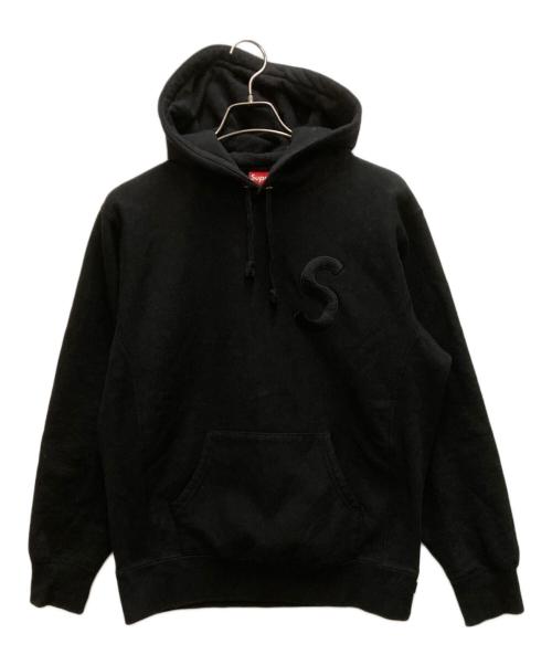 SUPREME（シュプリーム）Supreme (シュプリーム) S Logo Hooded Sweatshirt ブラック サイズ:Ⅿの古着・服飾アイテム