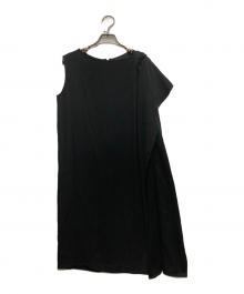 MYLAN（マイラン）の古着「Asymmetry Sleeve Dress」｜ブラック