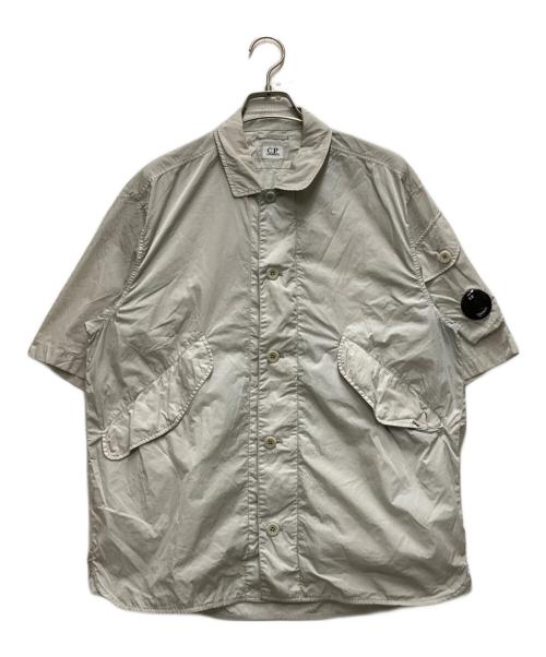 C.P COMPANY（シーピーカンパニー）C.P COMPANY (シーピーカンパニー) Chrome-R Overshirt グレー サイズ:Lの古着・服飾アイテム