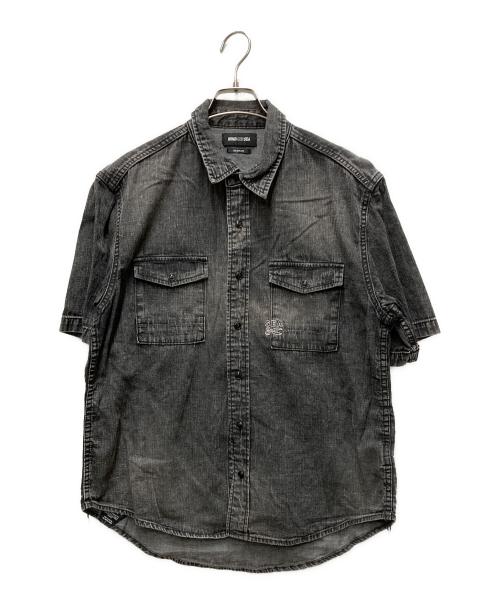 WIND AND SEA（ウィンダンシー）WIND AND SEA (ウィンダンシー) Denham (デンハム) Dungarees Shirt グレー サイズ:Mの古着・服飾アイテム