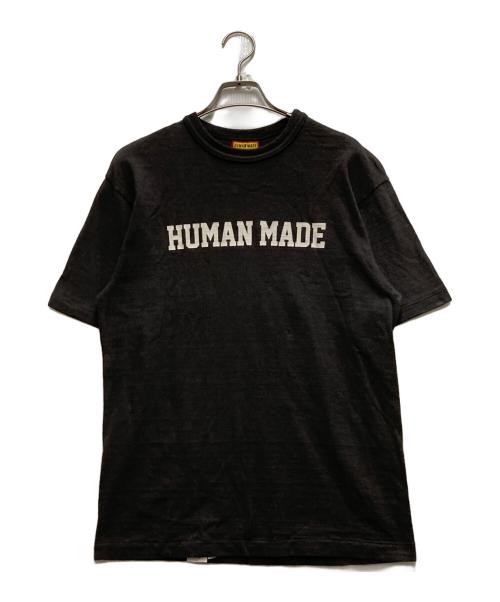 HUMAN MADE（ヒューマンメイド）HUMAN MADE (ヒューマンメイド) ロゴS/S TEE ブラック サイズ:Mの古着・服飾アイテム