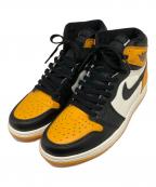 NIKEナイキ）の古着「Air Jordan 1 Retro High OG」｜ブラック×イエロー