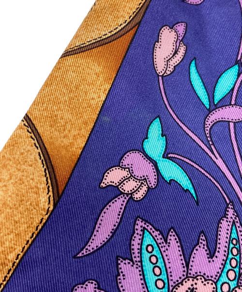 HERMES（エルメス）HERMES (エルメス) カレ90 FESTIVAL ブルーの古着・服飾アイテム