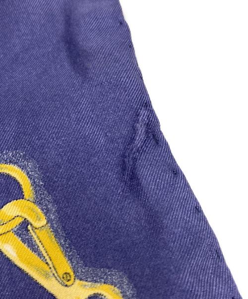 HERMES（エルメス）HERMES (エルメス) カレ90 FESTIVAL ブルーの古着・服飾アイテム