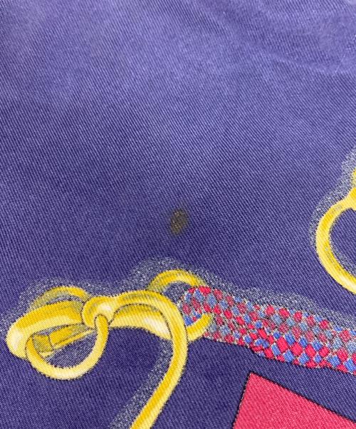 HERMES（エルメス）HERMES (エルメス) カレ90 FESTIVAL ブルーの古着・服飾アイテム