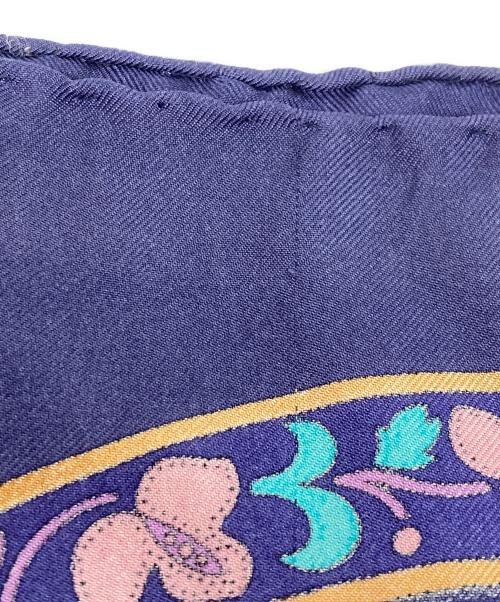 HERMES（エルメス）HERMES (エルメス) カレ90 FESTIVAL ブルーの古着・服飾アイテム