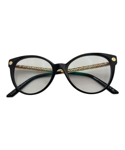 VERSACE（ヴェルサーチェ）VERSACE (ヴェルサーチェ) キャットアイグラス ブラック サイズ:52?16の古着・服飾アイテム