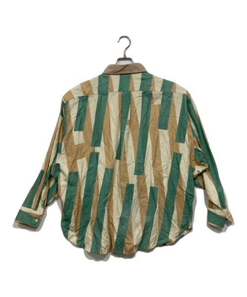 son of the cheese（（サノバチーズ））son of the cheese (（サノバチーズ）) BIG SHIRT C ベージュ サイズ:Ｌ　の古着・服飾アイテム