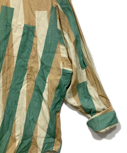 son of the cheese（（サノバチーズ））son of the cheese (（サノバチーズ）) BIG SHIRT C ベージュ サイズ:Ｌ　の古着・服飾アイテム