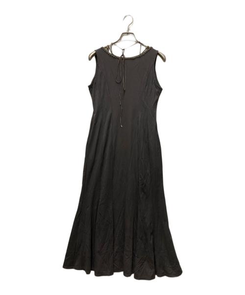 MURAL（ミューラル）MURAL (ミューラル) Vine embroidered jersey dress グレー サイズ:1の古着・服飾アイテム