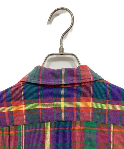 RALPH LAUREN（ラルフローレン）RALPH LAUREN (ラルフローレン) エルボーパッチチェックシャツ マルチカラー サイズ:2の古着・服飾アイテム