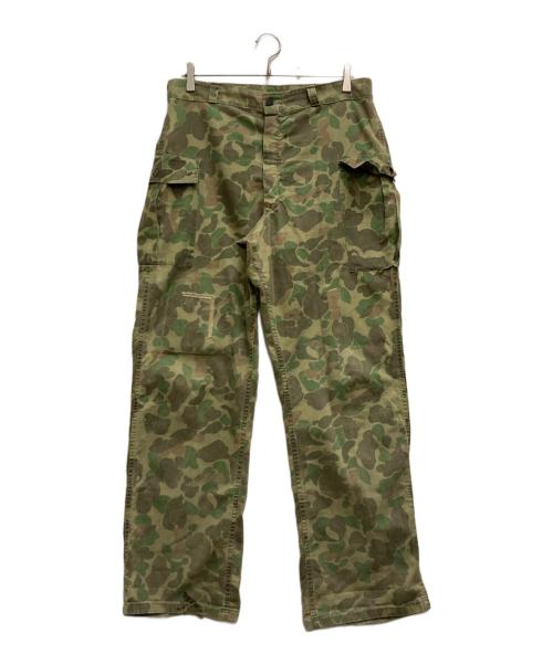 USED（ユーズド）USED (ユーズド) 50`S-M-43ダックハンターカモパンツ オリーブ サイズ:不明の古着・服飾アイテム