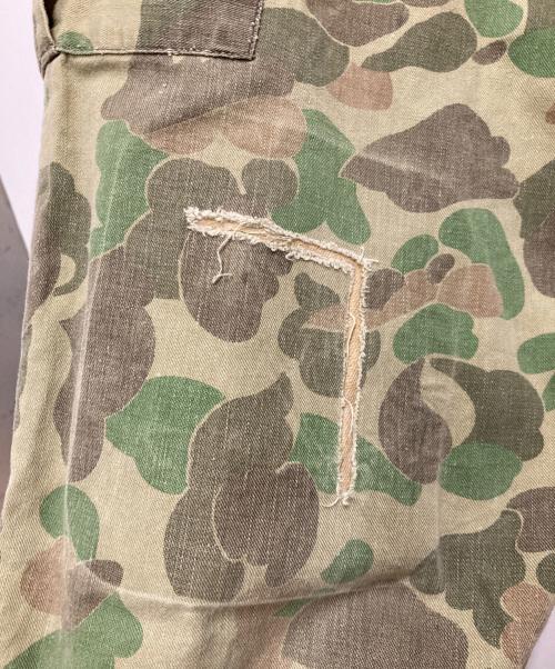 USED（ユーズド）USED (ユーズド) 50`S-M-43ダックハンターカモパンツ オリーブ サイズ:不明の古着・服飾アイテム