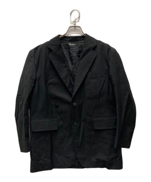 edition（エディション）Edition (エディション) エコテックギャバ オーバーサイズドジャケット ブラック サイズ:34の古着・服飾アイテム