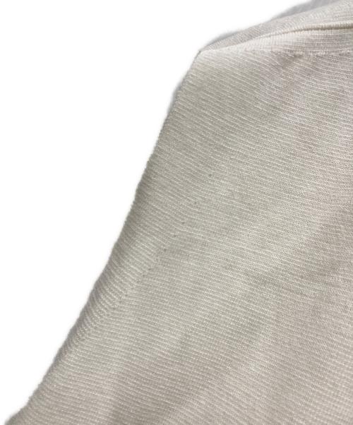 BLAMINK（ブラミンク）BLAMINK (ブラミンク) コットン14Gレギュラーノースリーブニット ホワイト サイズ:38の古着・服飾アイテム