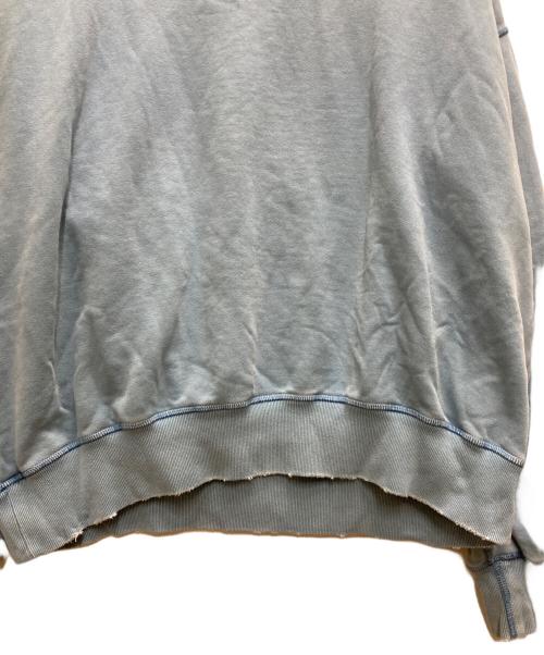 Maison Margiela（メゾンマルジェラ）Maison Margiela (メゾンマルジェラ) クルーネックスウェット ブルー サイズ:1の古着・服飾アイテム