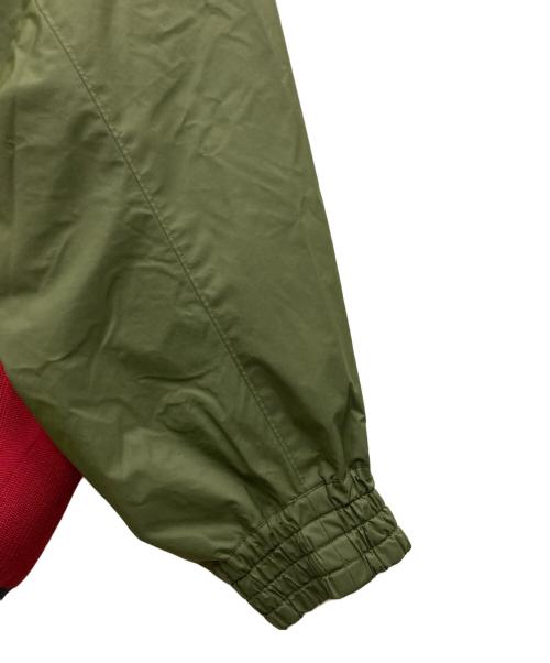 KOLOR（カラー）KOLOR (カラー) ニットドッキングジップブルゾン カーキ×ネイビー サイズ:3の古着・服飾アイテム