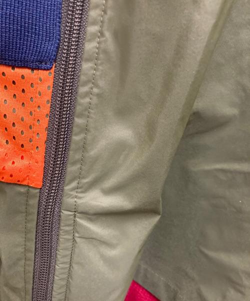 KOLOR（カラー）KOLOR (カラー) ニットドッキングジップブルゾン カーキ×ネイビー サイズ:3の古着・服飾アイテム