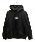 MM6 Maison Margielaエムエムシックスメゾンマルジェラ）の古着「ナンバリングスウェットシャツ」｜ブラック