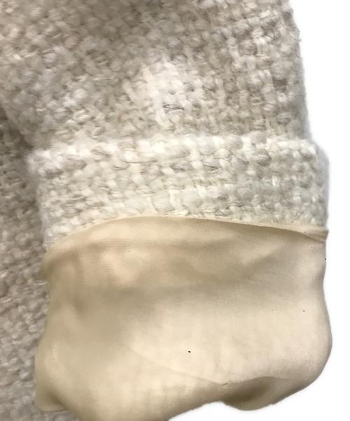 MUSE de Deuxieme Classe（ミューズ ドゥーズィエム クラス）MUSE de Deuxieme Classe (ミューズ ドゥーズィエム クラス) TWEED カーディガンジャケット ベージュ サイズ:FREEの古着・服飾アイテム