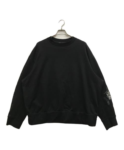 Y-3（ワイスリー）Y-3 (ワイスリー) スカル刺繍スウェット ブラック サイズ:XLの古着・服飾アイテム