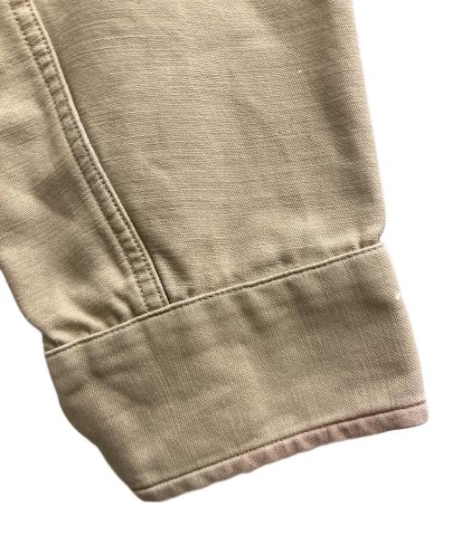 HERCULES（ヘラクレス）HERCULES (ヘラクレス) 40`Sワークチノシャツ ベージュ サイズ:Ⅼの古着・服飾アイテム