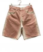stussyステューシー）の古着「SPRAY DYE BIG OL' SHORTS」｜ピンク