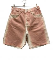 stussy（ステューシー）の古着「SPRAY DYE BIG OL' SHORTS」｜ピンク