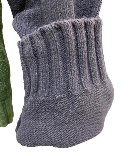 stussy（ステューシー）stussy (ステューシー) COLORBLOCKED RAGLAN KNIT CREW グリーン サイズ:Sの古着・服飾アイテム