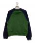 stussy (ステューシー) COLORBLOCKED RAGLAN KNIT CREW グリーン サイズ:S：15000円