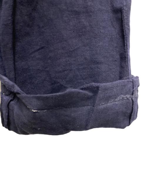 stussy（ステューシー）stussy (ステューシー) STUSSY RELAXED TROUSER TEXTURED LINEN ネイビー サイズ:71cm (W28)の古着・服飾アイテム